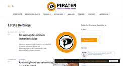 Desktop Screenshot of piraten-kreiswesel.de